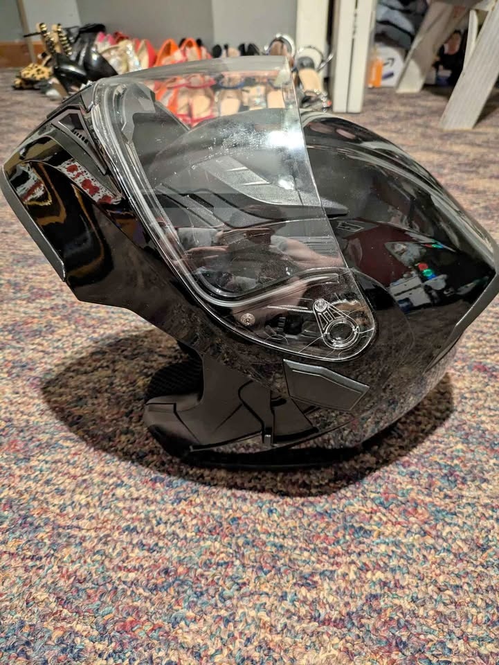 Motorcycle Helmet and Gloves