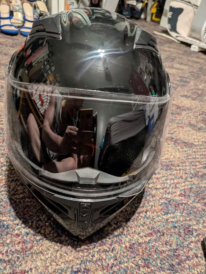 Motorcycle Helmet and Gloves - photo 3