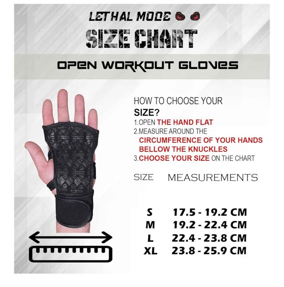 Brand New Lethal Mode Workout Fingerless Gloves - photo 3