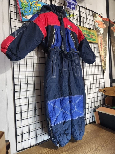 SEARS One Piece Vintage Snowsuit Youth Kids Size 6  1990 🏈