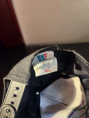 VINTAGE 90s Y2K TELUS TELECOM HAT CAP WILSON INTERNATIONAL VANCO - photo 4