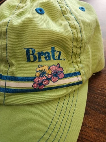Bratz Rock Angelz Roses Embellished Kid's Baseball Cap 2000s Gre - photo 2