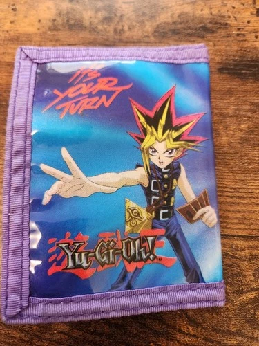 Vintage Yu Gi Oh Trifold Wallet Retro Anime 1996 - photo 3