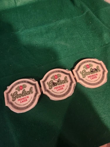 Vintage Grolsch Beer Coasters - 3 Sealed Packs 🏈 - photo 3