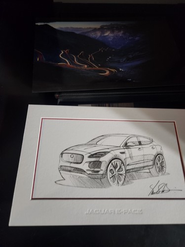 2018 Jaguar E-Pace Sketch Welcome Book Art Of Performance 🏈 - photo 3