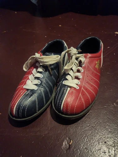 Team COBRA TCR-1 Red-White-Blue Bowling Shoes Size 5 1/2