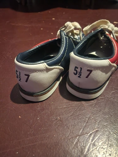 Team COBRA TCR-1 Red-White-Blue Bowling Shoes Size 5 1/2 - photo 3
