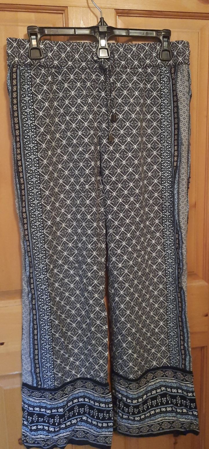 Anne Carson Printed Drawstring Pants – Women’s Medium - photo 5