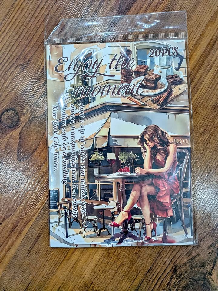Brand new enjoy the moment vintage scrapbooking supplies