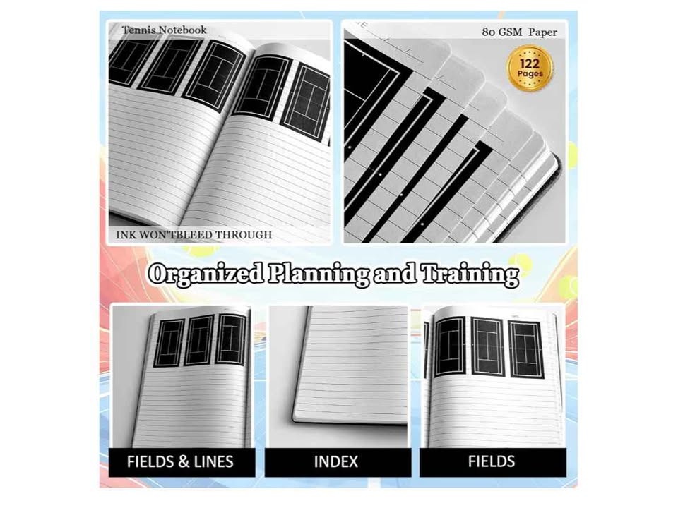 Brand new Tennis notebook journal - photo 4