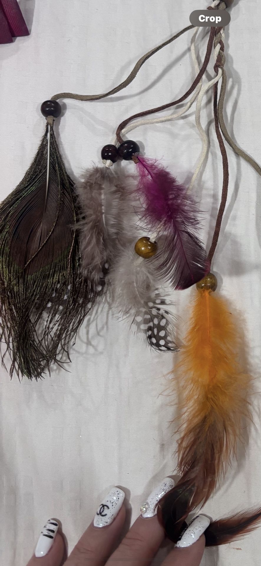 Bohemian Feather Headband / Convertible Necklace - photo 3