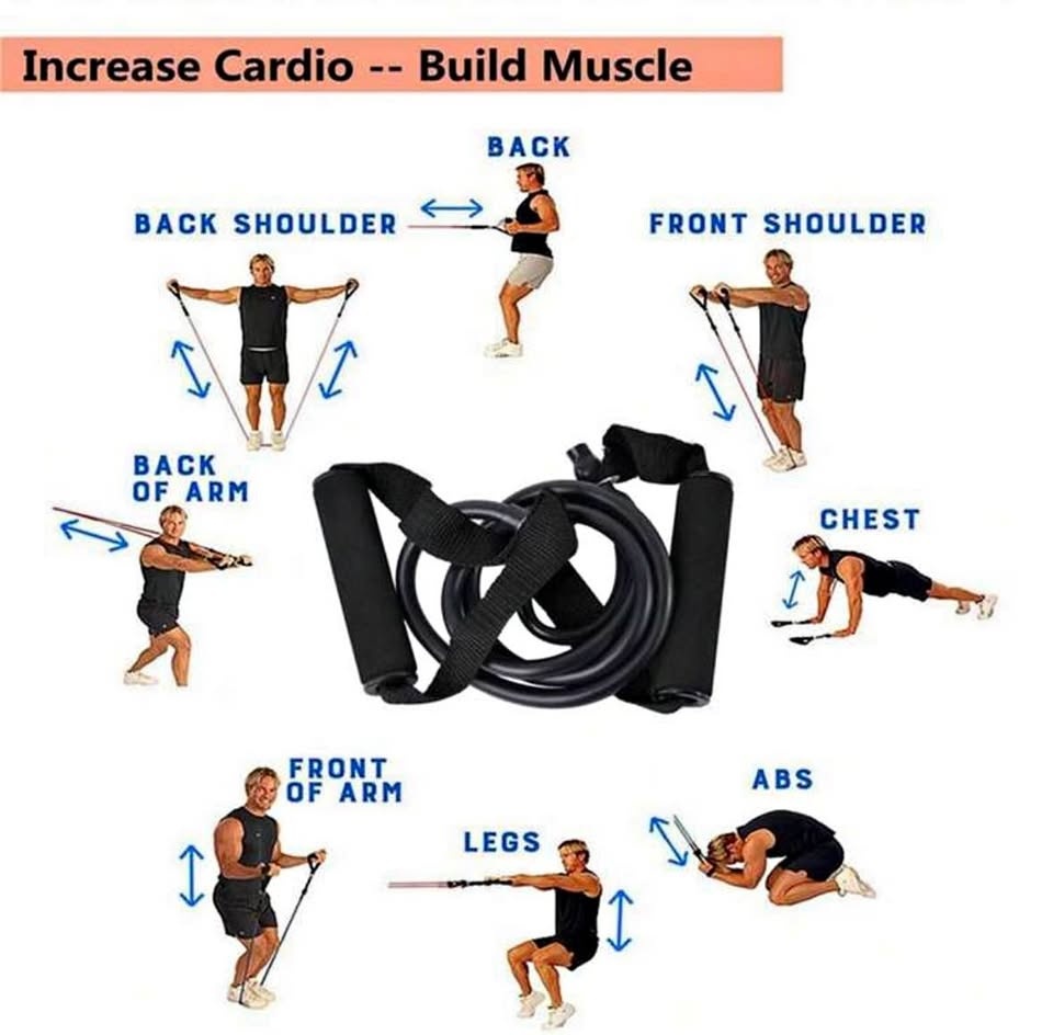 30Lb 1 pc Resistance Band with handle