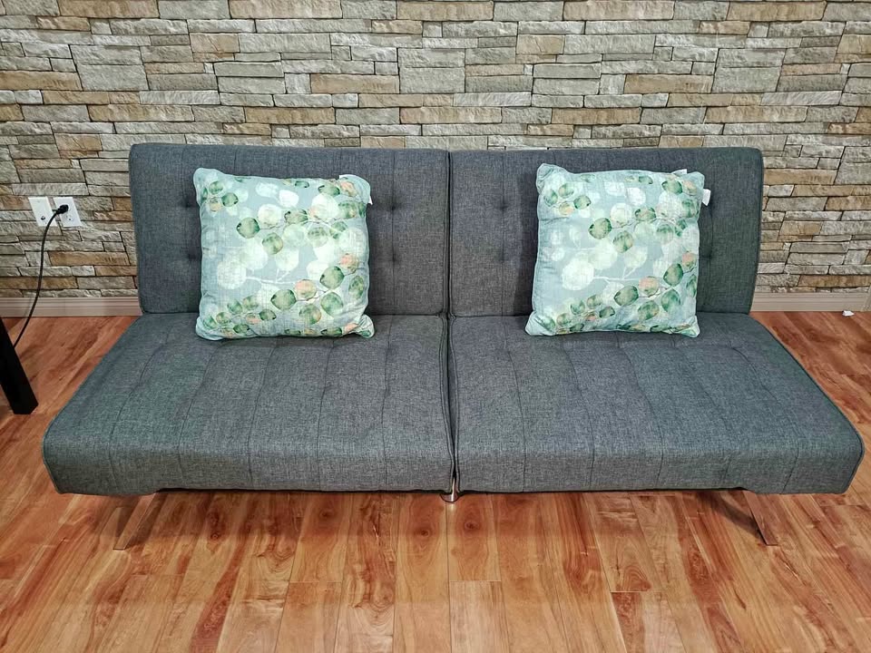 Futon with Cushions