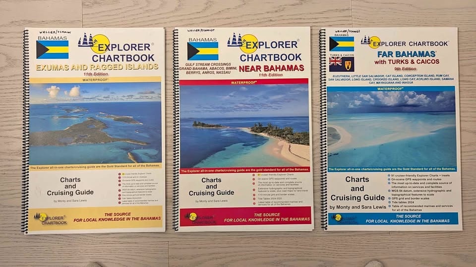 Bahamas Explorer Chartbook Set - Near, Far, Exumas, Ragged Islan