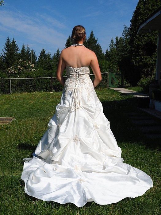 Size 10-14 Wedding Dress - photo 2