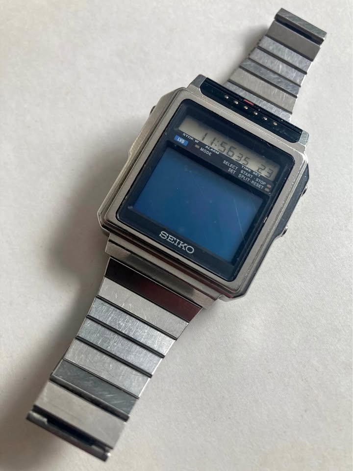 Vintage 1980s Seiko T001-5019 TV Watch Working