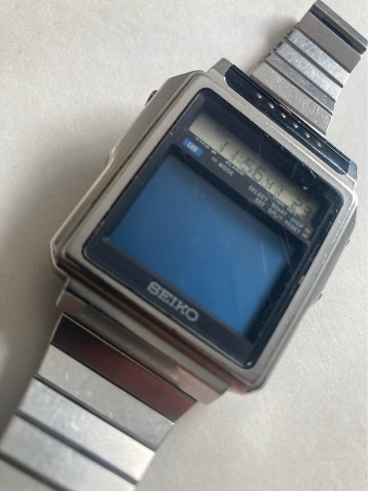 Vintage 1980s Seiko T001-5019 TV Watch Working - photo 2