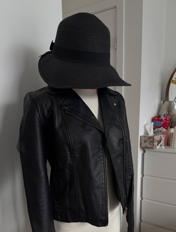 Faux Leather Moto Jacket - Dynamite - photo 4
