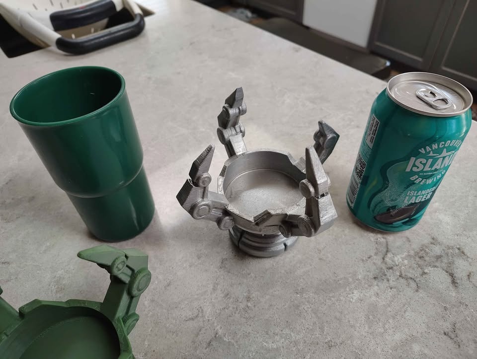 Mechanical Can or Cup Holder - 3D Printed - photo 4