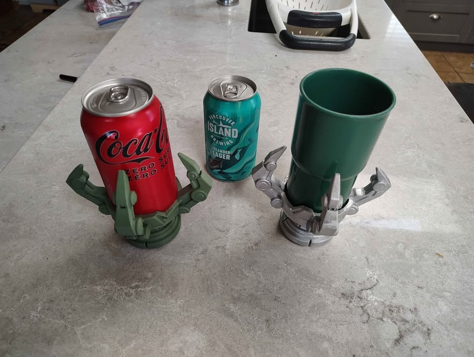 Mechanical Can or Cup Holder - 3D Printed - photo 5