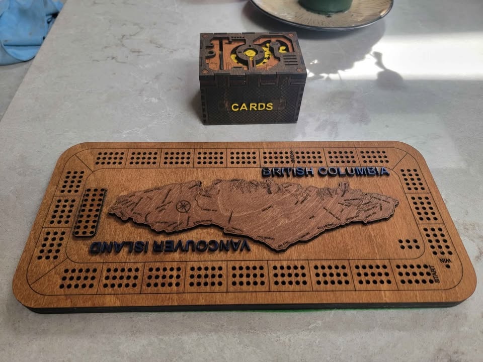 Laser Cut Wooden Card Box - photo 3