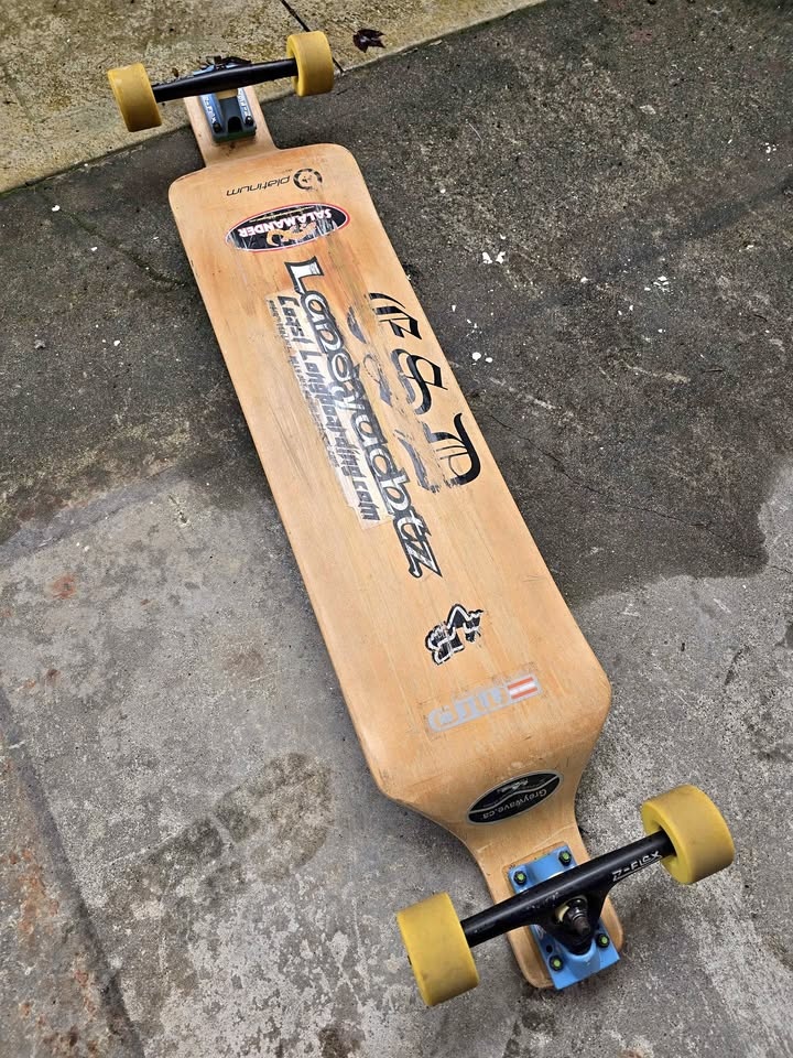 Used Longboard Skateboard