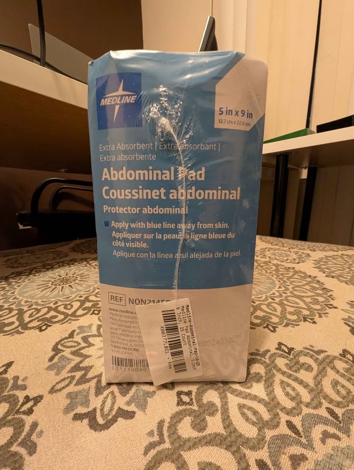 Medline Abdominal Pad 5x9 inch 25 count - photo 2