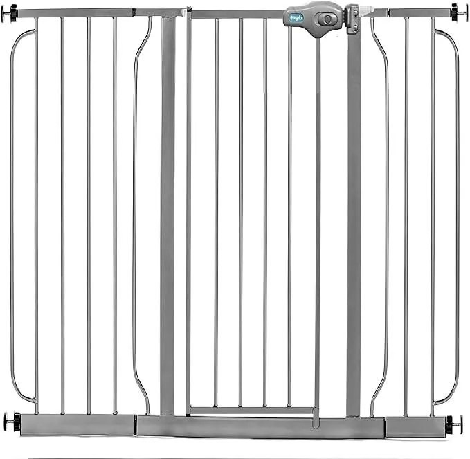 BLACK Safety 1st Top of Stairs Gate 27-42" 28"H thumbnail