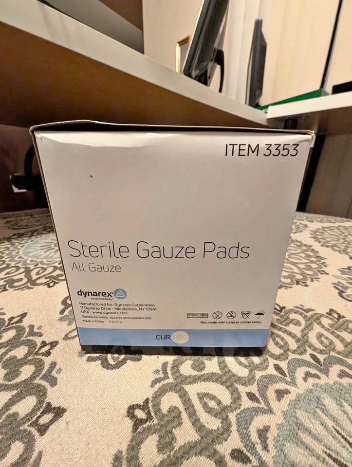 NEW Dynarex 5" x 9" Sterile Gauze Pads (Box of 20) – XL Size