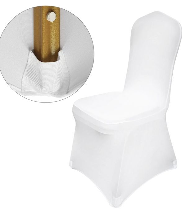 Black Chair Covers / Cubresillas Negros