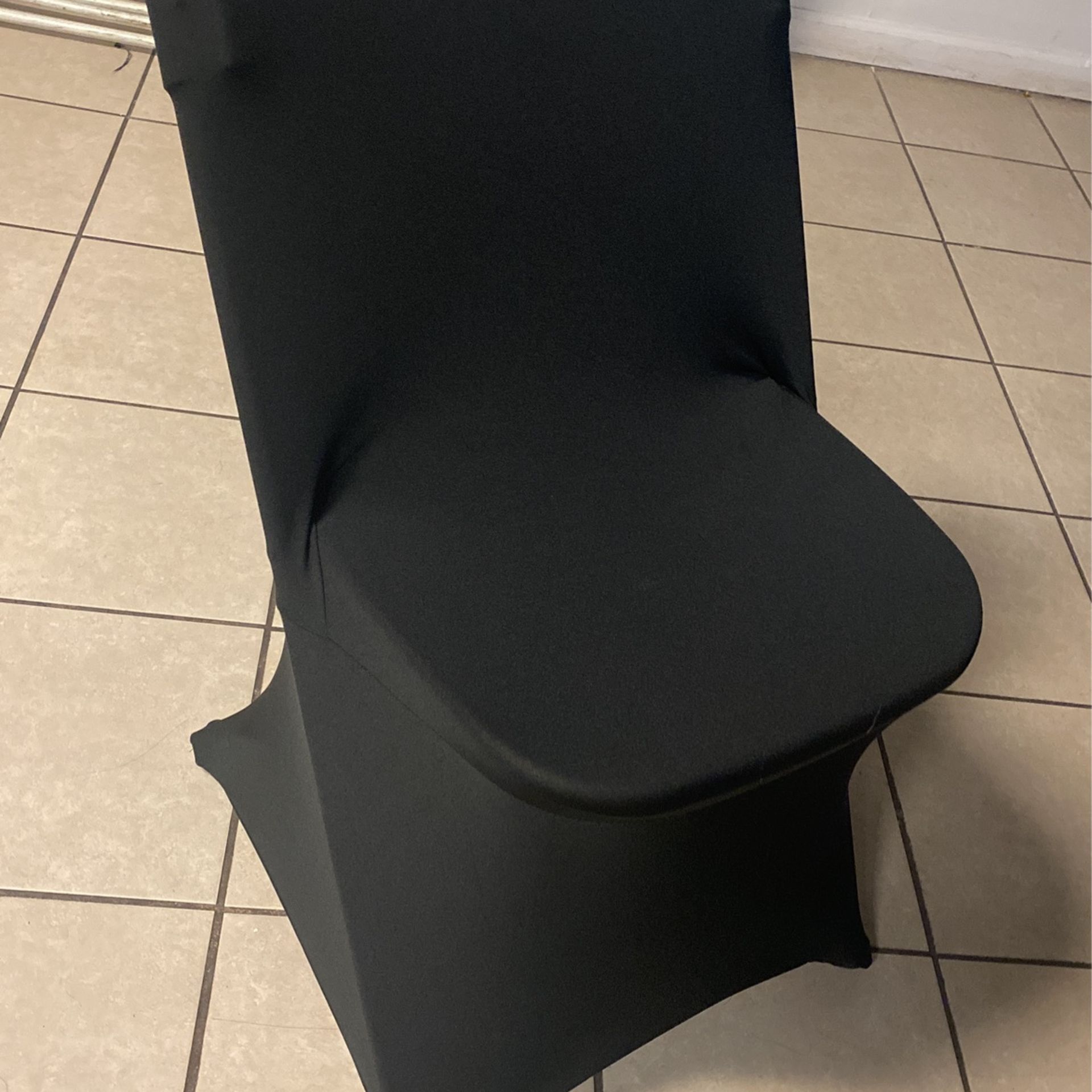 Black Chair Covers / Cubresillas Negros - photo 3