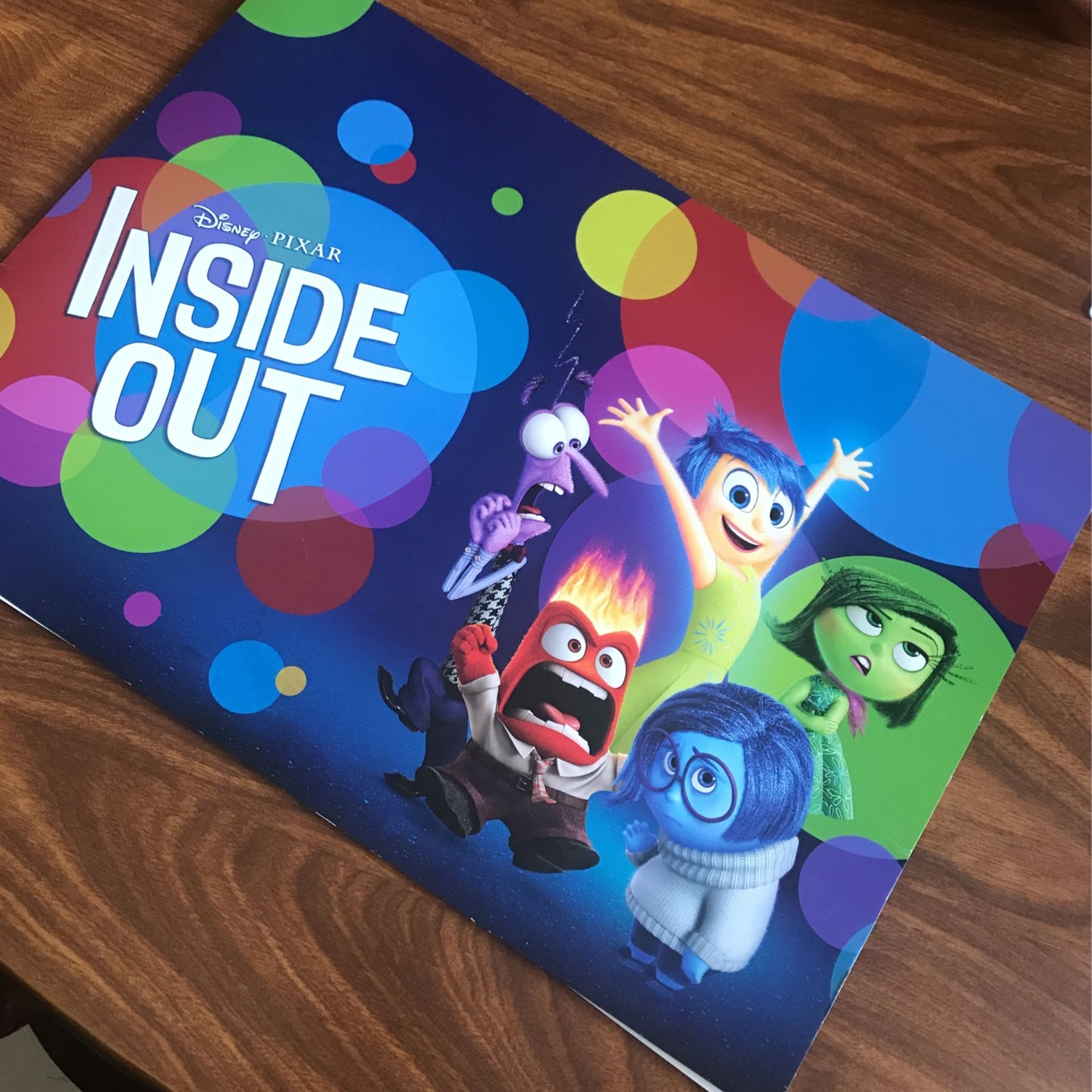 Inside Out Disney Poster