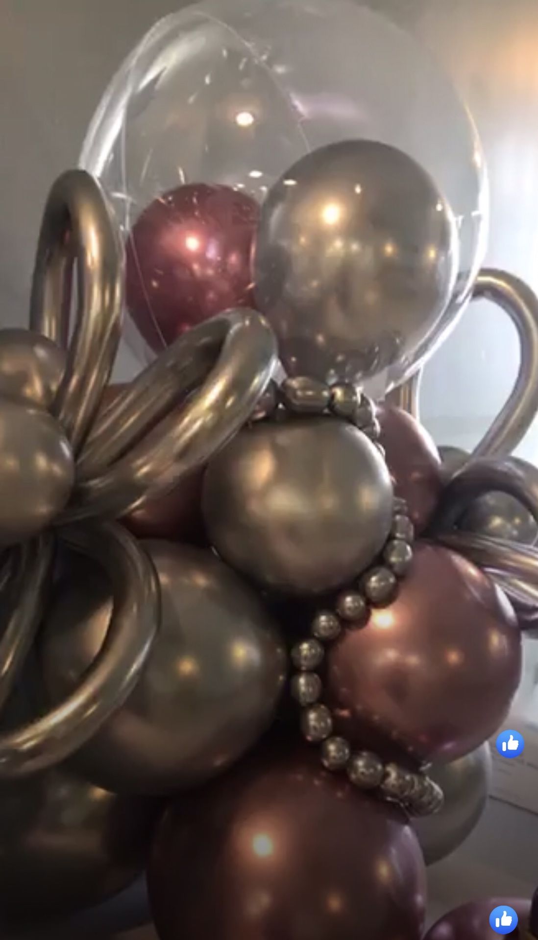 Arreglo con globos