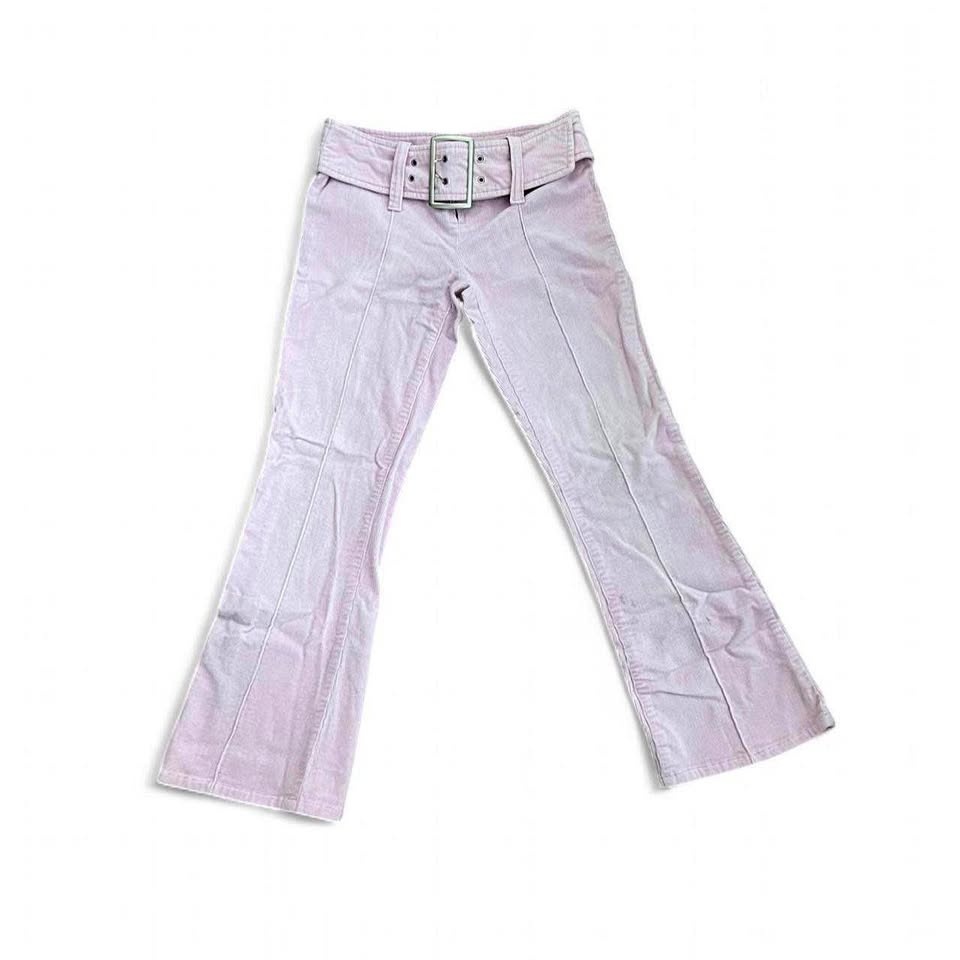 True Y2K Pink Flare Pants