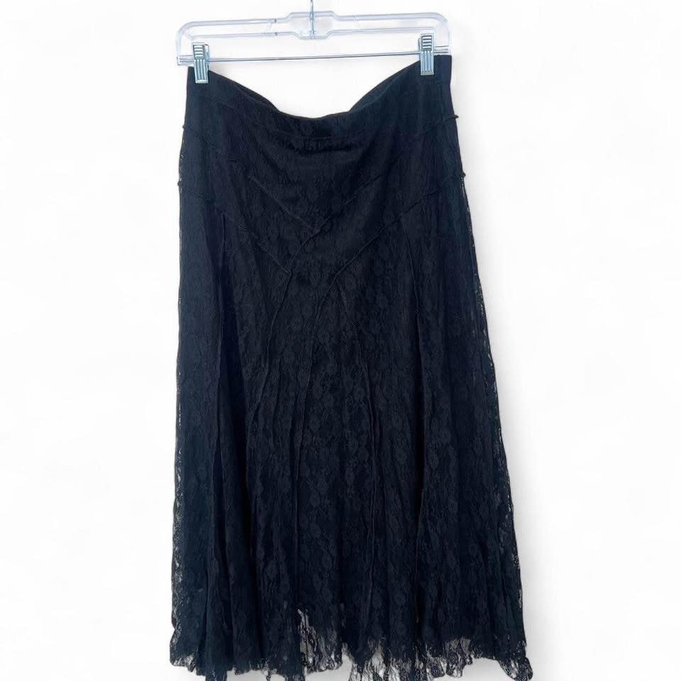 Black Lace Skirt (size large) - photo 5