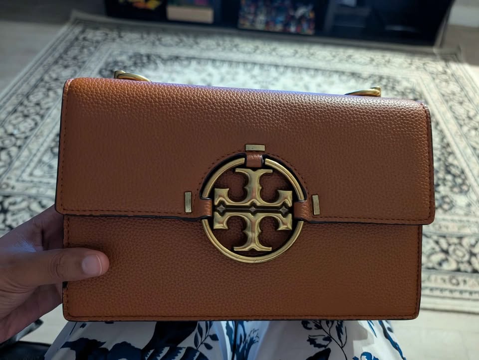 Brown leather Tory Burch shoulder bag #original - photo 5