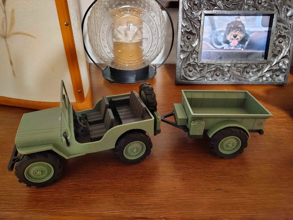 1944 Willy's Jeep with trailer 3D Model