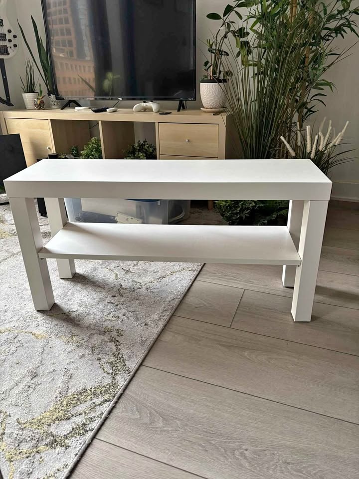 Ikea Lack TV Bench - White