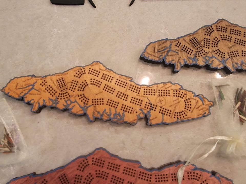 Travel Size Custom Cribbage Board (Laser Cut) - photo 2