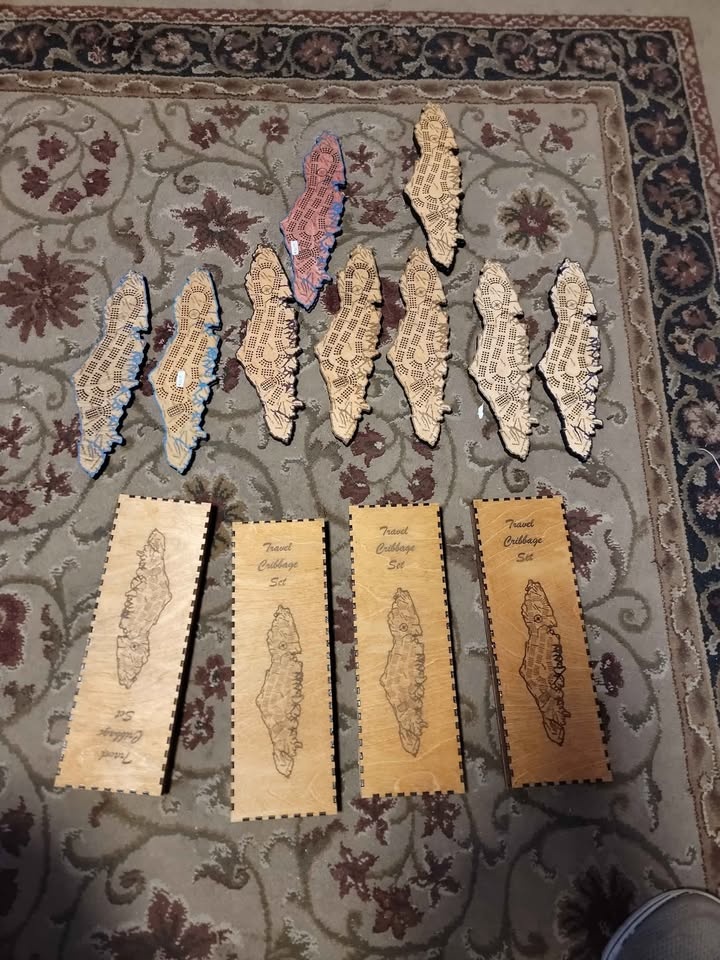 Travel Size Custom Cribbage Board (Laser Cut) - photo 5