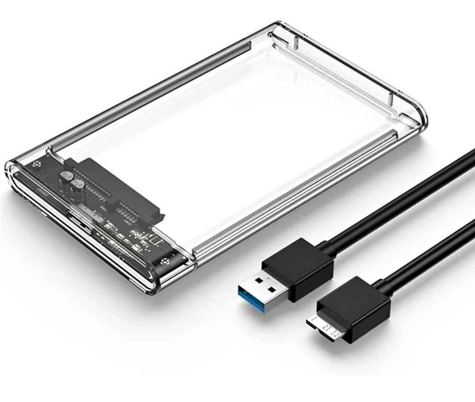 USB 3.0 SATA External 2.5" HDD SSD Enclosure