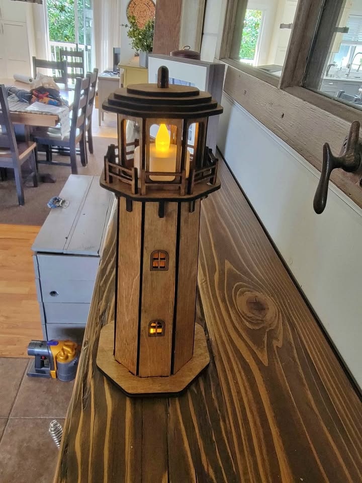 Laser Cut Lighthouse Display Model