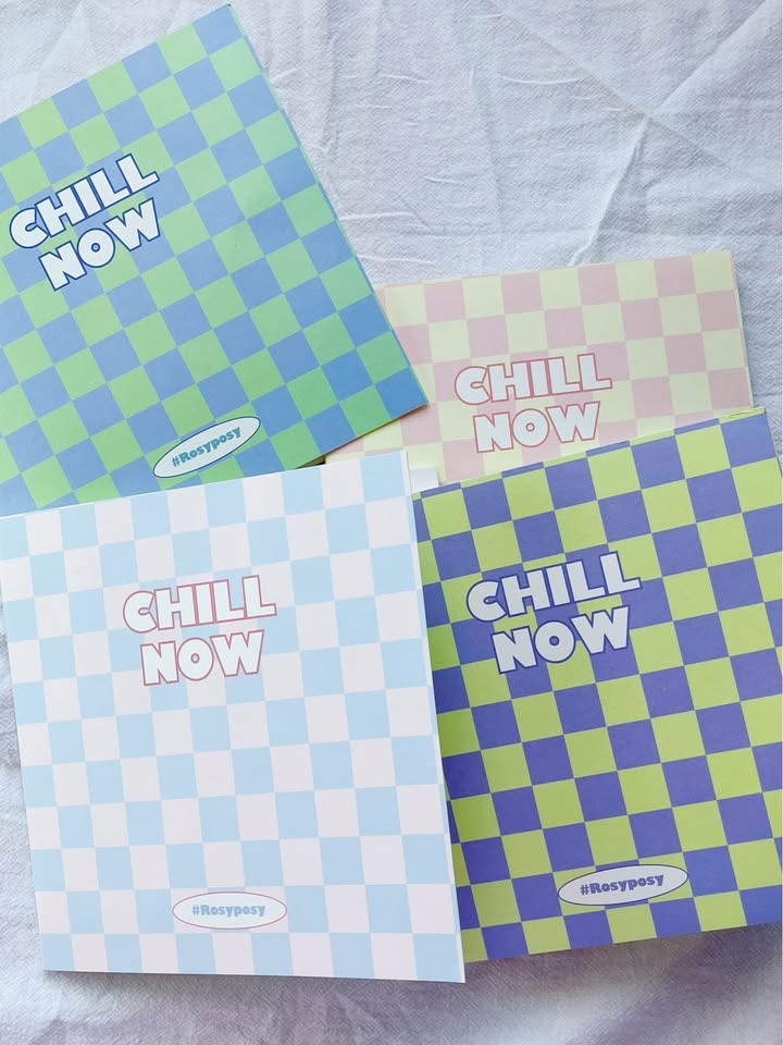 Rosyposy Chill Now Checkered Notebooks Set - photo 2