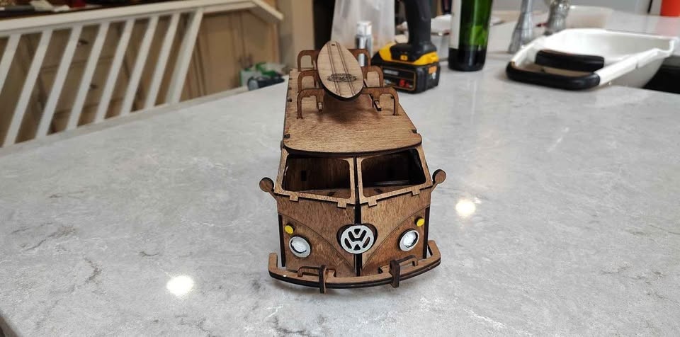 VW Surfer Van Laser Cut Model - photo 2