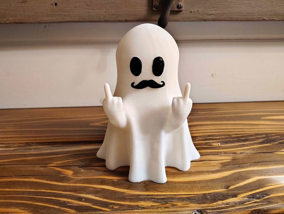 Angry Ghost 3D Printed
