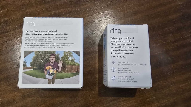 Ring Doorbell Pro + Chime Pro (Brand New) + 3 Covers + 1 Chime - photo 3