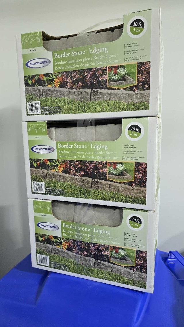 Garden Border Stone Edging - $20