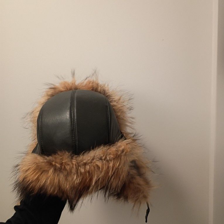 Real Ushanka Russian Racoon Fur Xtreme Cold - photo 4