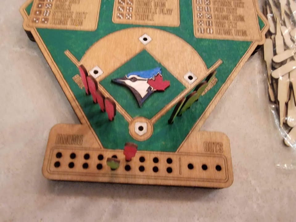 Custom Dice Baseball Board Game (Laser Cut, Hand Painted) - photo 4