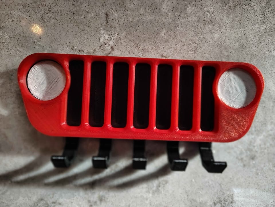 Jeep Custom 3D Printed Key Chain Racks (Custom Colours) - photo 5